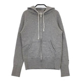 DRESSTERIOR D刺繍 裏起毛 スウェット ジップアップ パーカー グレー レディース ドレステリア【中古】5-0825T∞