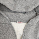 DRESSTERIOR D刺繍 裏起毛 スウェット ジップアップ パーカー グレー レディース ドレステリア【中古】5-0825T∞