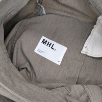 MHL. TINY STRIPE COTTON 595-0132540 ロングスカート ベージュ レディース エムエイチエル【中古】5-0830M∞