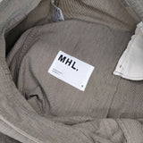 MHL. TINY STRIPE COTTON 595-0132540 ロングスカート ベージュ レディース エムエイチエル【中古】5-0830M∞