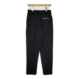 TOMMY HILFIGER TH Flex ポリエステルウール ストレッチ スラックス イージー パンツ ブラック レディース トミーヒルフィガー【中古】5-0830G∞