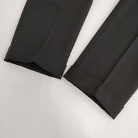 TOMMY HILFIGER TH Flex ポリエステルウール ストレッチ スラックス イージー パンツ ブラック レディース トミーヒルフィガー【中古】5-0830G∞