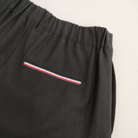 TOMMY HILFIGER TH Flex ポリエステルウール ストレッチ スラックス イージー パンツ ブラック レディース トミーヒルフィガー【中古】5-0830G∞