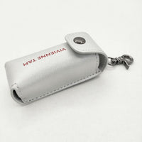 VIVIENNE TAM 新品 ノベルティ リップケース 小物入れ キーホルダー グレー レディース ヴィヴィアンタム【中古】5-0630G∞