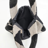 mina perhonen egg bag エッグバッグ slow dance スローダンス ta9509 トートバッグ ベージュ ブラック レディース ミナペルホネン【中古】5-1016T◎