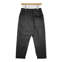 RaPPELER ストライプ イージー サルエルパンツ グレー レディース ラプレ【中古】5-0830G∞
