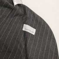 RaPPELER ストライプ イージー サルエルパンツ グレー レディース ラプレ【中古】5-0830G∞