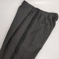 RaPPELER ストライプ イージー サルエルパンツ グレー レディース ラプレ【中古】5-0830G∞