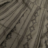 nume カットワークレース ワンピース カーキ レディース ヌメ【中古】5-0830M∞