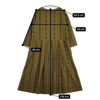 nume カットワークレース ワンピース カーキ レディース ヌメ【中古】5-0830M∞