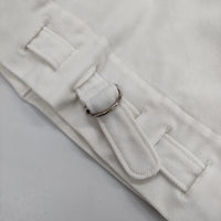 COMME des GARCONS ポリ縮絨 丸襟 GO-J076 加工 ジャケット ブルゾン AD2004 オフホワイト レディース コムデギャルソン【中古】5-0616M∞