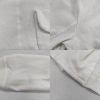 COMME des GARCONS ポリ縮絨 丸襟 GO-J076 加工 ジャケット ブルゾン AD2004 オフホワイト レディース コムデギャルソン【中古】5-0616M∞