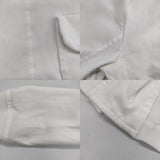 COMME des GARCONS ポリ縮絨 丸襟 GO-J076 加工 ジャケット ブルゾン AD2004 オフホワイト レディース コムデギャルソン【中古】5-0616M∞