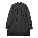 Omar Afridi バンドカラー ナイロン コート ブラック レディース オマールアフリディ【中古】5-0604M∞