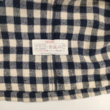 快晴堂 コットンネル ワンピース ネイビー ホワイト レディース 快晴堂【中古】5-0825T∞