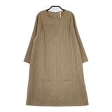 fig London ウール ストライプドレス ワンピース ベージュ レディース フィグロンドン【中古】5-0825T∞