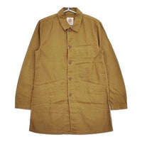 Nasngwam 未使用品 LOW RIDE COAT 定価21800円 J1506005 リネンコットン コート アンティークゴールド レディース ナスングワム【中古】5-0604M∞