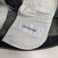 veritecoeur VC-2088 コットン ジーンズ サイズ1 デニムパンツ ネイビー レディース ヴェリテクール【中古】5-0830G∞