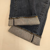 HOLLYWOOD RANCH MARKET HRM ダメージ加工 ZIPフライ W29 ジーンズ デニムパンツ ネイビー レディース ハリウッドランチマーケット【中古】5-0830G∞