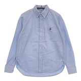 ZUCCa dayz ボタンダウンシャツ zu43fj862 長袖シャツ ブルー レディース ズッカ【中古】5-0830M∞