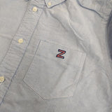 ZUCCa dayz ボタンダウンシャツ zu43fj862 長袖シャツ ブルー レディース ズッカ【中古】5-0830M∞