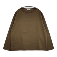 RINEN 製品染め コットン 製品洗い 長袖Ｔシャツ カットソー ロンＴ カーキ レディース リネン【中古】5-0830M∞
