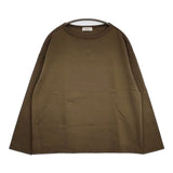 RINEN 製品染め コットン 製品洗い 長袖Ｔシャツ カットソー ロンＴ カーキ レディース リネン【中古】5-0830M∞
