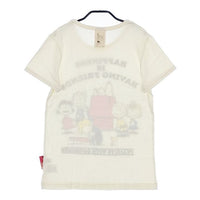 BooFooWoo/PEANUTS SNOOPY スヌーピー 半袖Ｔシャツ カットソー ベージュ レディース ブーフーウー/ピーナッツ【中古】5-0607S∞