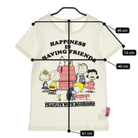 BooFooWoo/PEANUTS SNOOPY スヌーピー 半袖Ｔシャツ カットソー ベージュ レディース ブーフーウー/ピーナッツ【中古】5-0607S∞