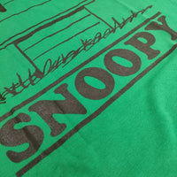 BooFooWoo/PEANUTS 新品 SNOOPY スヌーピー 半袖Ｔシャツ カットソー グリーン レディース ブーフーウー/ピーナッツ【中古】5-0607S∞