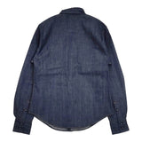 45R/45rpm モンプチデニムイースタンシャツ 定価25300円 コットン 長袖シャツ ネイビー レディース フォーティーファイブアールピーエム【中古】5-0830M∞