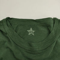 45R/45rpm プリント 半袖Ｔシャツ カットソー グリーン レディース フォーティーファイブアールピーエム【中古】5-0607S∞