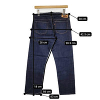 45R/45rpm AD3000比古比女 定価22000円 サイズ29 ジーンズ デニムパンツ ネイビー レディース フォーティーファイブアールピーエム【中古】5-0830G∞