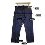 45R/45rpm AD3000比古比女 定価22000円 サイズ29 ジーンズ デニムパンツ ネイビー レディース フォーティーファイブアールピーエム【中古】5-0830G∞