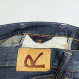 45R/45rpm 8126026 AD3000藍茜比女 加工 定価66000円 デニムパンツ ブルー レディース フォーティーファイブアールピーエム【中古】5-1021G△