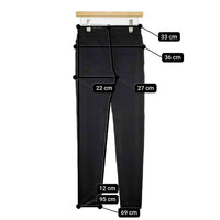 THE RERACS THE BAKER PANTS ストレッチ ベイカーパンツ パンツ 22AW ブラック レディース ザリラクス【中古】5-0830G∞