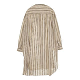 LE GLAZIK シャツワンピース SHIRTS ONE PIECE JL-3723 ストライプ ワンピース ベージュ レディース ルグラジック【中古】5-0830M∞