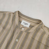 LE GLAZIK シャツワンピース SHIRTS ONE PIECE JL-3723 ストライプ ワンピース ベージュ レディース ルグラジック【中古】5-0830M∞