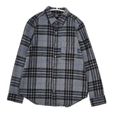 URBAN RESEARCH DOORS ネルシャツ コットン チェック 長袖シャツ グレー レディース アーバンリサーチドアーズ【中古】5-0917T∞