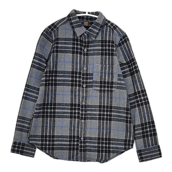 URBAN RESEARCH DOORS ネルシャツ コットン チェック 長袖シャツ グレー レディース アーバンリサーチドアーズ【中古】5-0917T∞