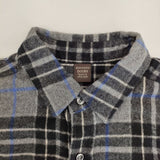 URBAN RESEARCH DOORS ネルシャツ コットン チェック 長袖シャツ グレー レディース アーバンリサーチドアーズ【中古】5-0917T∞