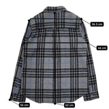 URBAN RESEARCH DOORS ネルシャツ コットン チェック 長袖シャツ グレー レディース アーバンリサーチドアーズ【中古】5-0917T∞
