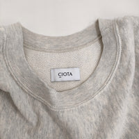 CIOTA ヴィンテージ スウェット シャツ CSLM-123 定価29700円 サイズ5 スウェット グレー メンズ シオタ【中古】5-0805M♪