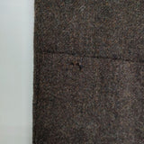 Toujours ウールカシミヤ 羽織 ガウン 七分袖 コート ブラウン レディース トゥジュー【中古】5-1026T∞