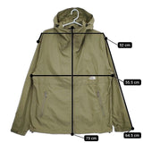 THE NORTH FACE NP71830 コンパクトジャケット ナイロン マウンテンパーカー カーキ メンズ ザノースフェイス【中古】5-0705M∞