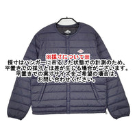 Danton JD-8748 クルーネックインナー サイズ38 ダウンジャケット ネイビー レディース ダントン【中古】5-0914T△