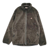 Danton ハイパイル スタンドカラー フリースジャケット DT-A0038 サイズ42 ブルゾン チャコールグレー メンズ ダントン【中古】5-0905T♪