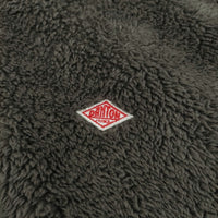 Danton ハイパイル スタンドカラー フリースジャケット DT-A0038 サイズ42 ブルゾン チャコールグレー メンズ ダントン【中古】5-0905T♪