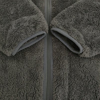 Danton ハイパイル スタンドカラー フリースジャケット DT-A0038 サイズ42 ブルゾン チャコールグレー メンズ ダントン【中古】5-0905T♪