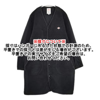 Danton JD-8992 フリースカラーレスコート サイズ38 コート ネイビー レディース ダントン【中古】5-0914T△